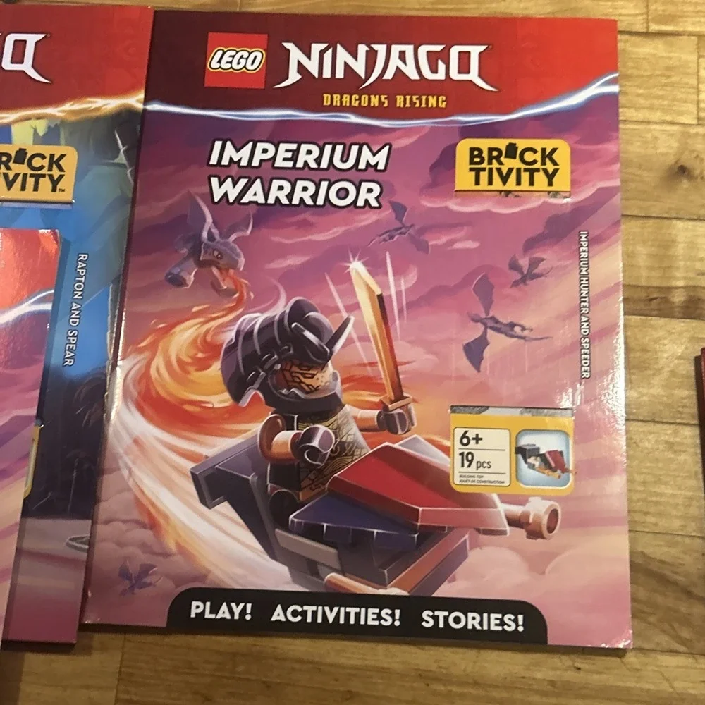 Lego Ninjago Book‎ Lot Kids Readers (No Bricks)
